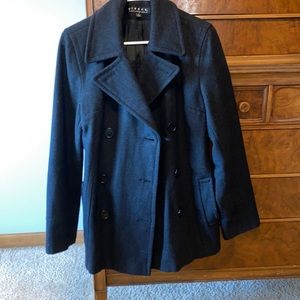 Charcoal pea coat